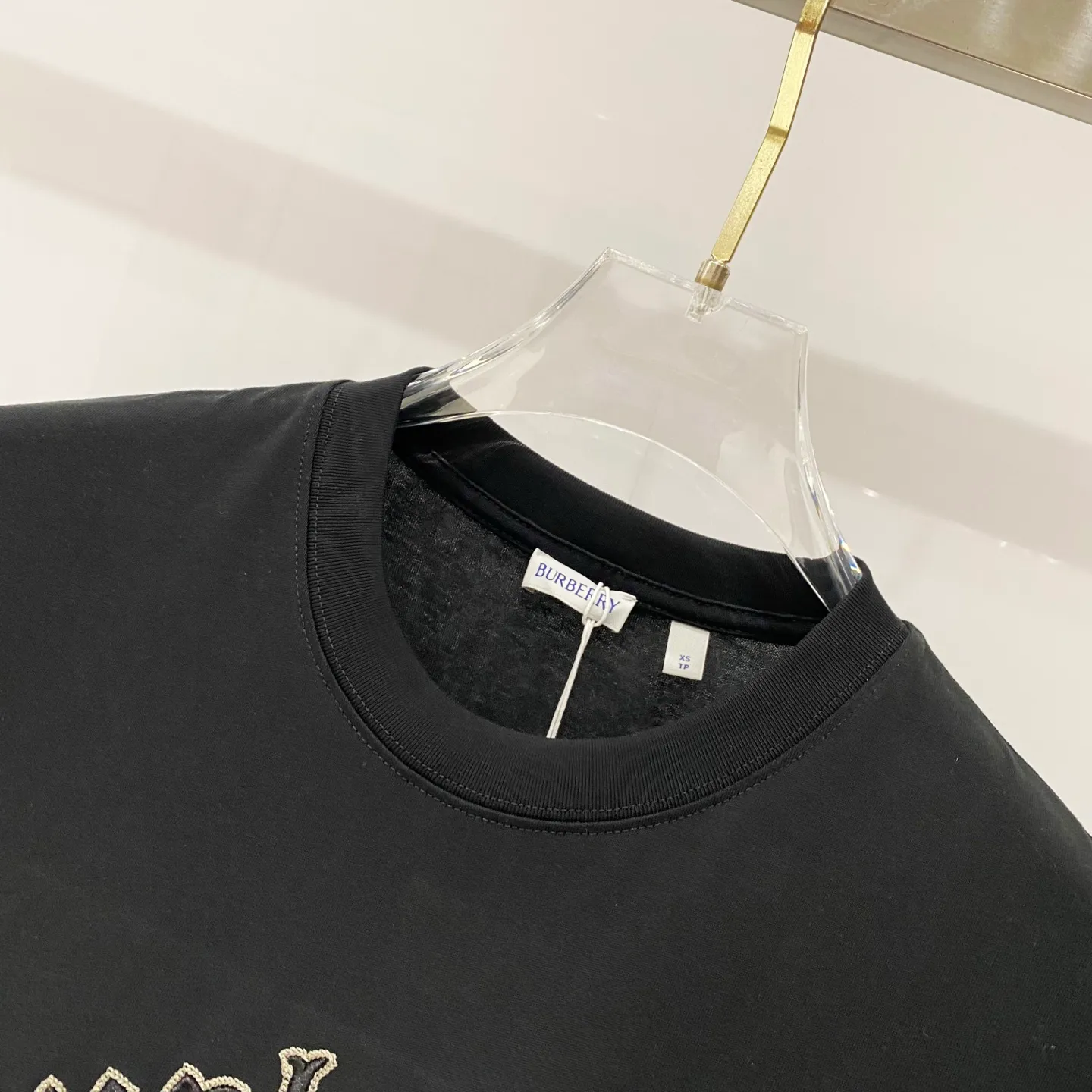 BURBERRY/ - 260 T LOGO 🪡 Quality 100 ％ Versatile Size:XS-L :Black.White.Gray